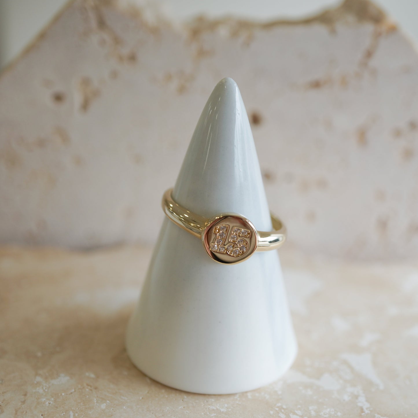 10k Yellow Gold ring-16130