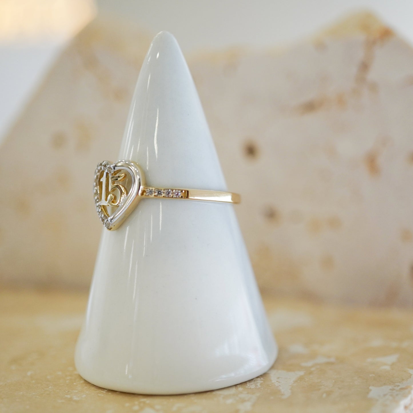10k Yellow Gold ring-16133