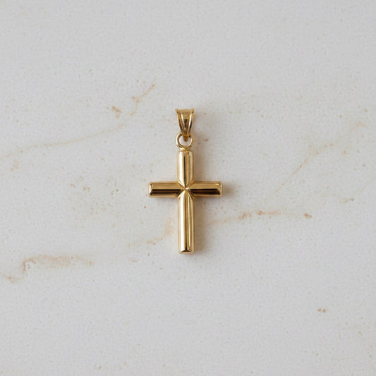 14kt Cross Charm