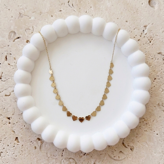 14Kt Hearts Choker - 11818