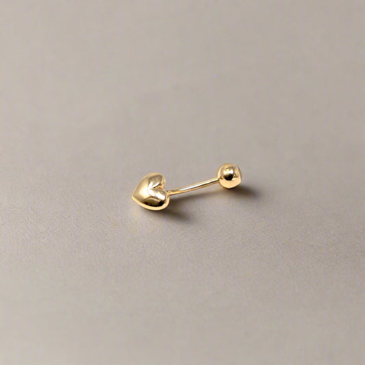 14kt Gold Heart piercing - 15097