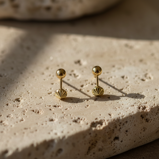 10Kt Baby Earrings - 17357