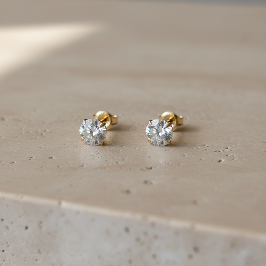 14Kt Zirconia Earrings - 17524