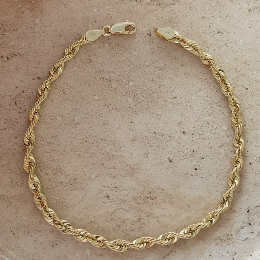 14Kt Rope handle - 17136