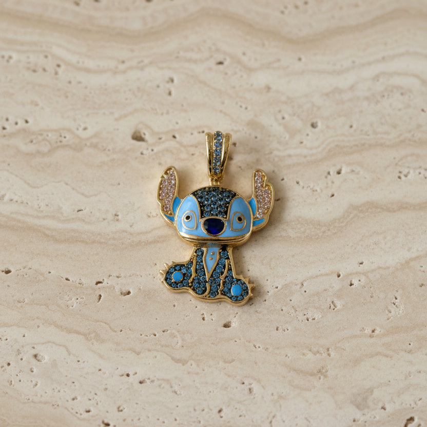 10KT Gold Cute Cartoon Pendant
