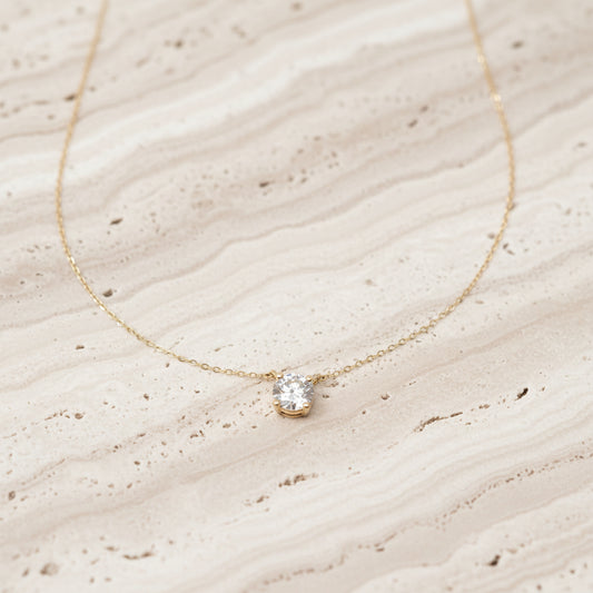 Necklace diamond-15018