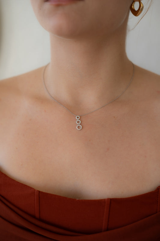 Necklace white gold 14K-13779