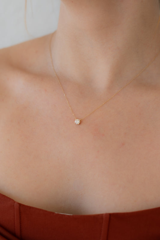 Necklace diamond-15018