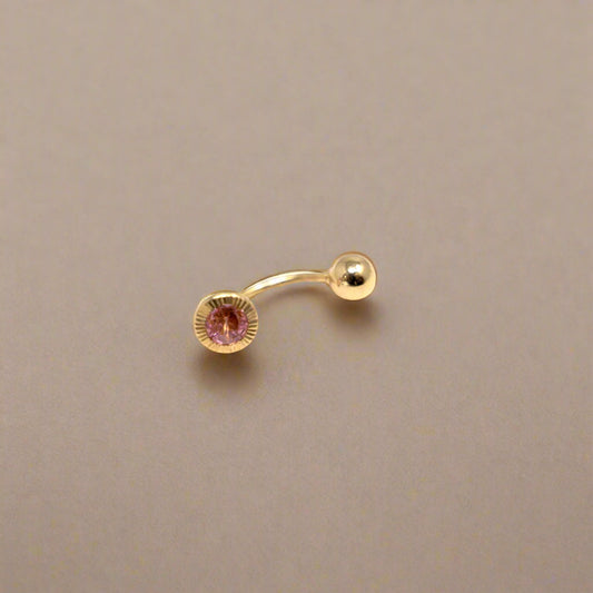 14kt Gold Piercing Pink - 13242