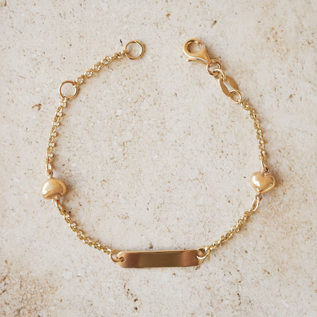 14kt Baby ID Bracelet-16645