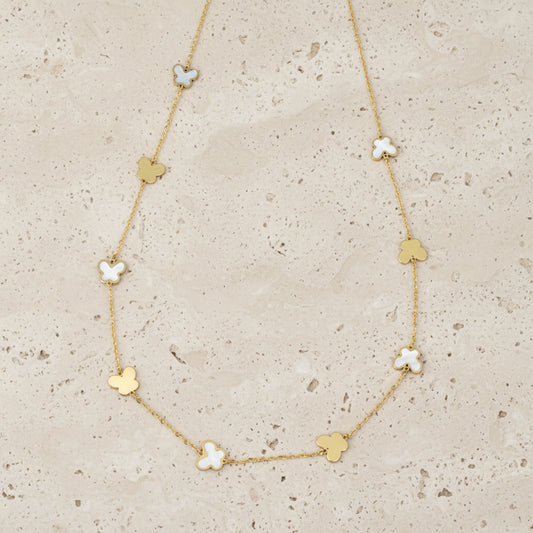 14kt Choker Butterfly -14887